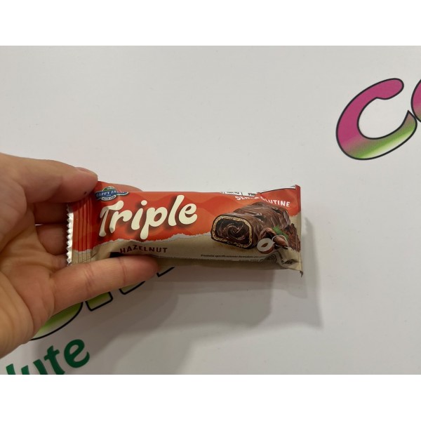 HAPPY FARM TRIPLE CON CACAO E CREMA ALLA NOCCIOLA 28G