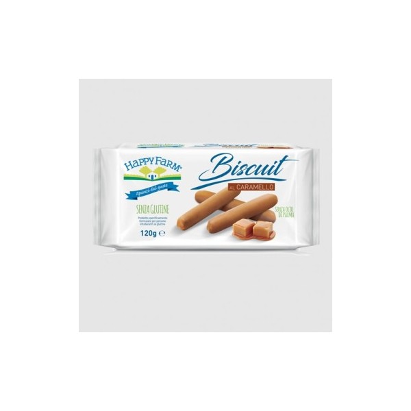 HAPPY FARM BISCUIT AL CARAMELLO 120G